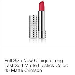 Clinique Full Size Matte Crimson 45